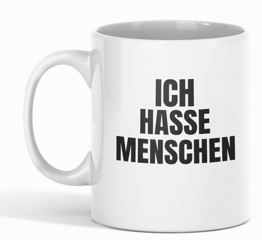 ICH HASSE Kaffeetasse