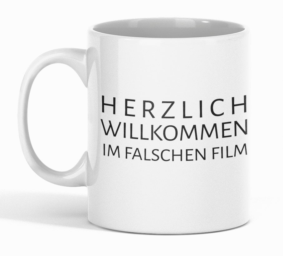 FÄRBT SICH SCHWARZ Kaffeetasse